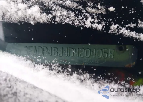 2013 Ford Fiesta Se из США, поврежденный, VIN 3FADP4BJ4DM204058